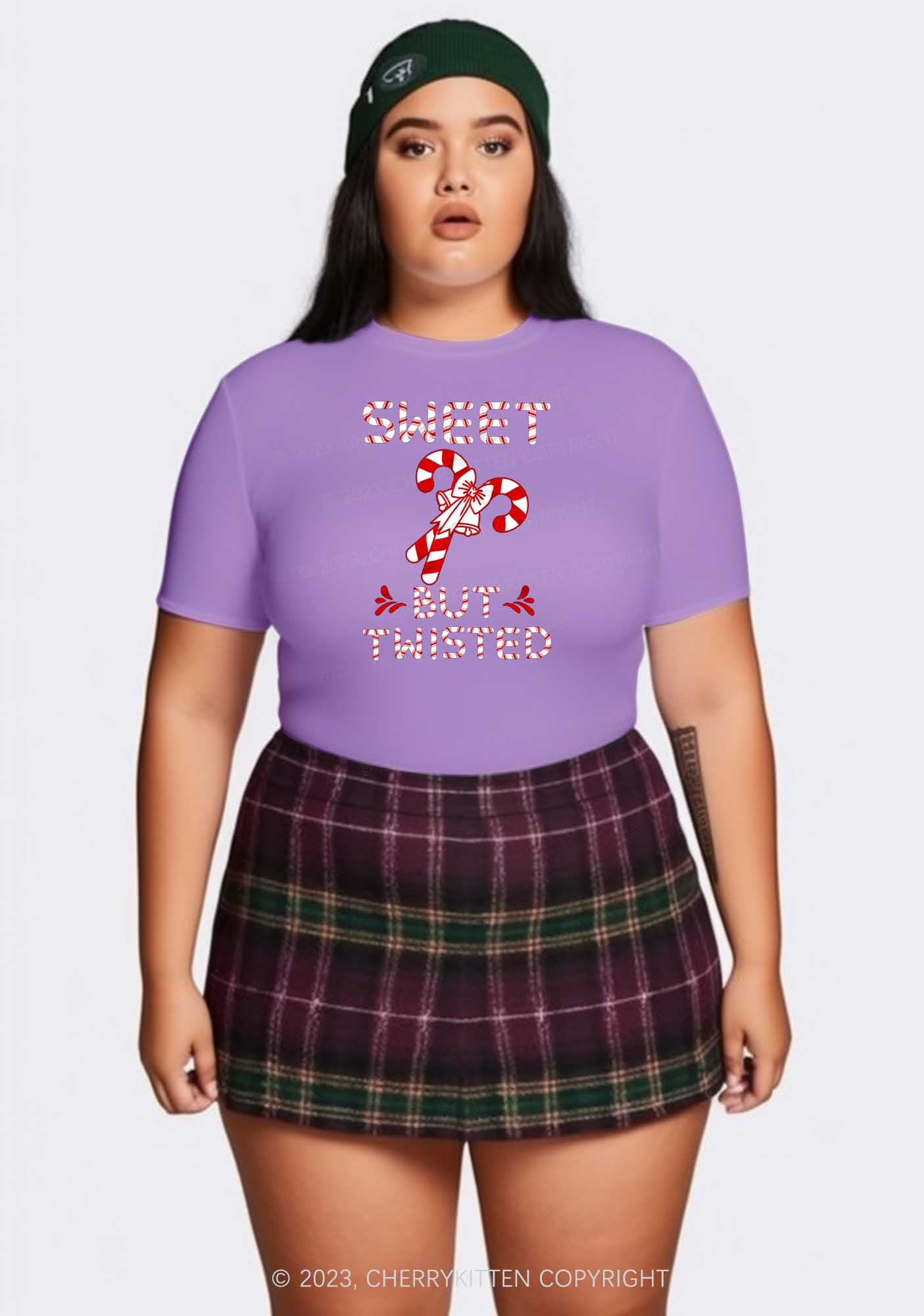 Sweet But Twisted Christmas Baby Tee Cherrykitten