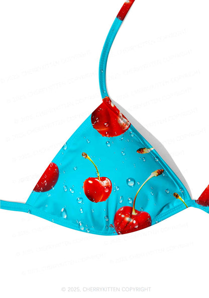 Fresh Cherry Y2K Print Bikini Set Cherrykitten
