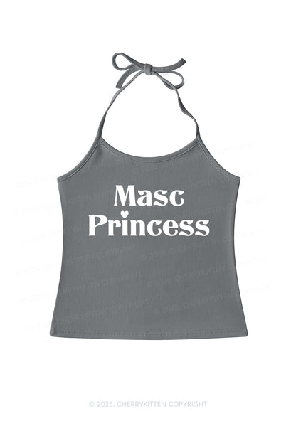 Masc Princess Pride Y2K Halter Neck Cami Cherrykitten