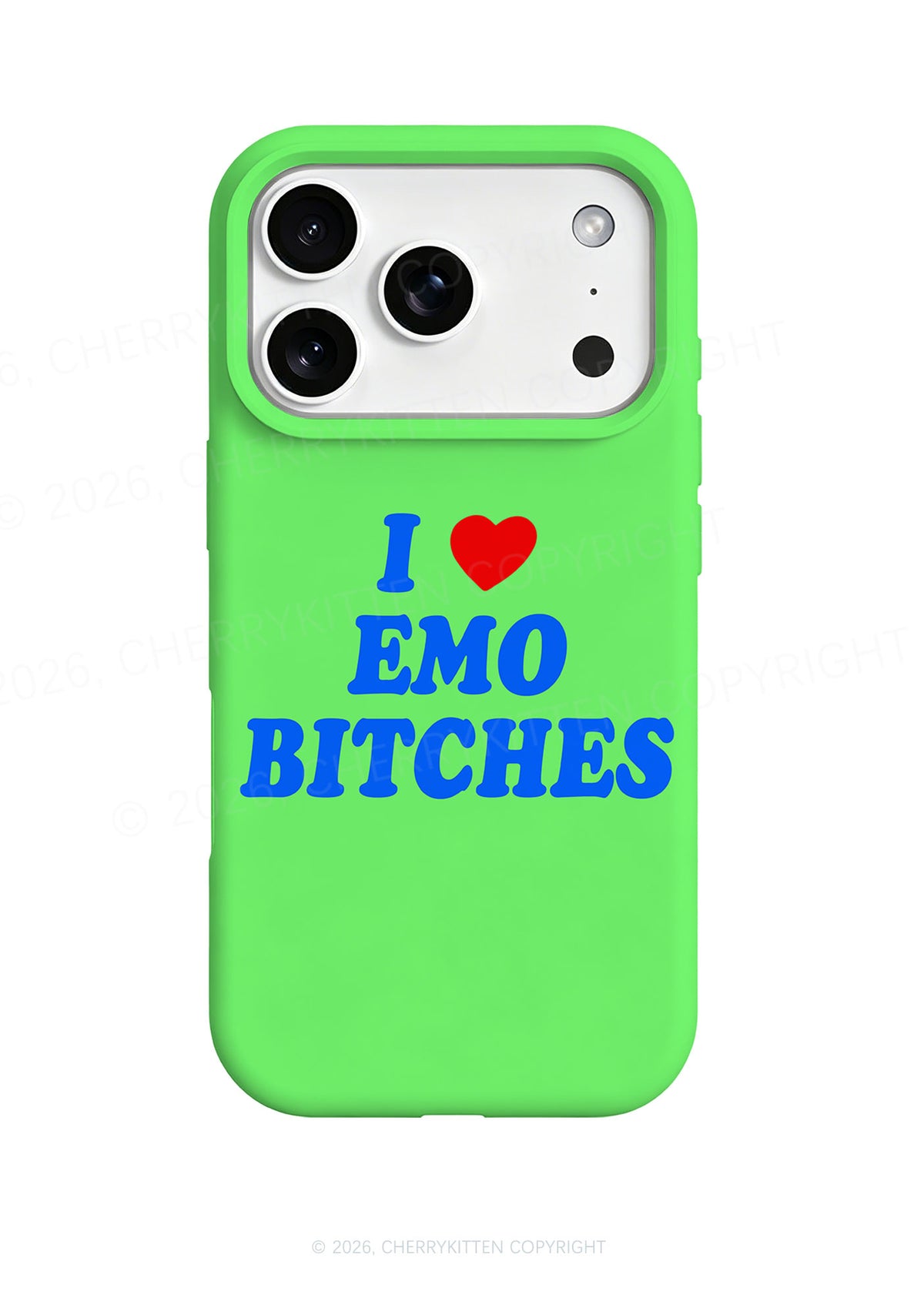 I Love Emo Bxxches Y2K Phone Case Cherrykitten
