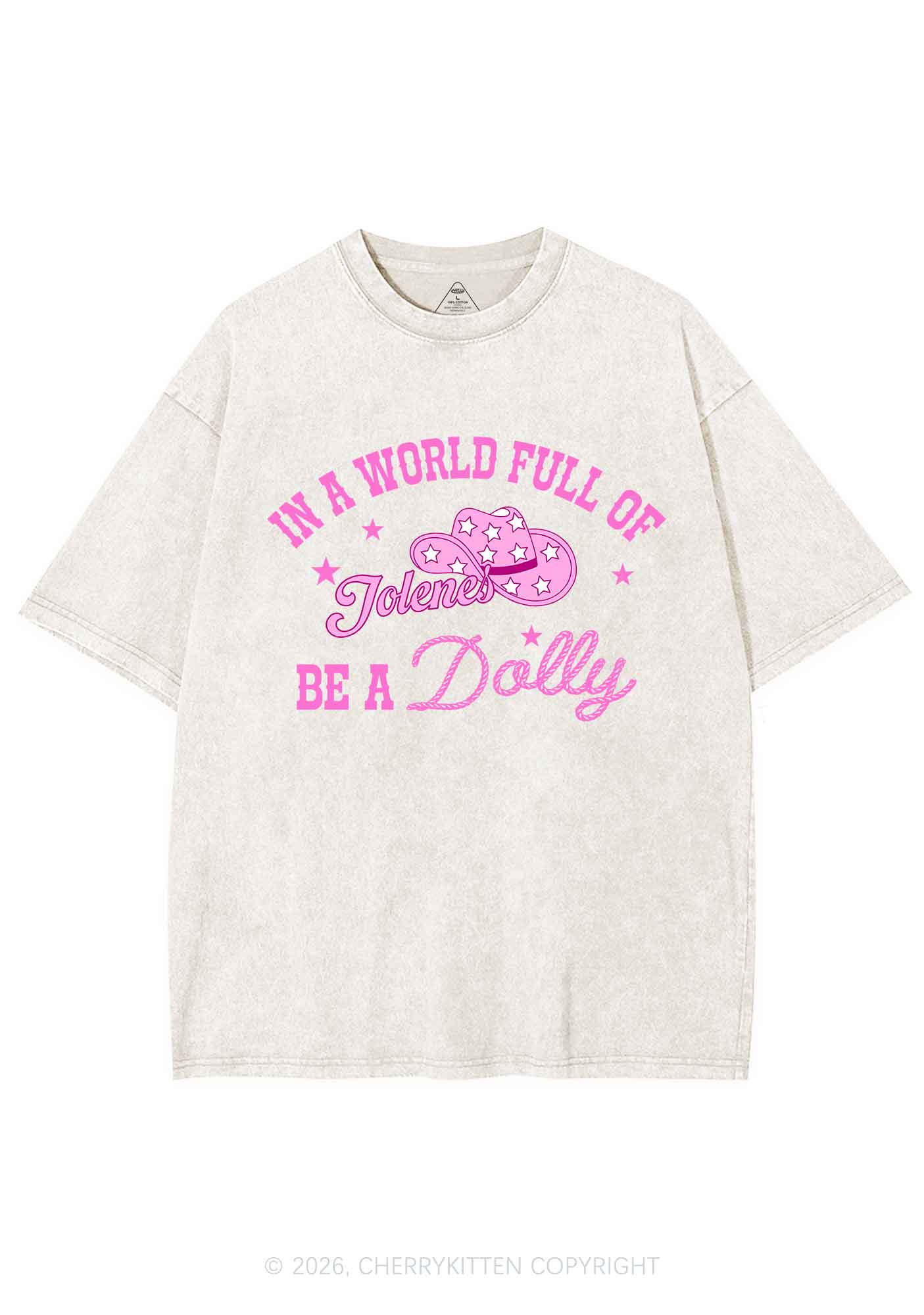 Be A Doll Y2K Shirts Washed Tee Cherrykitten
