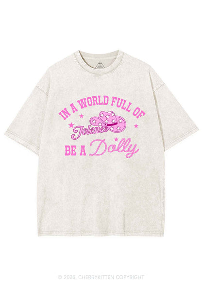 Be A Doll Y2K Shirts Washed Tee Cherrykitten