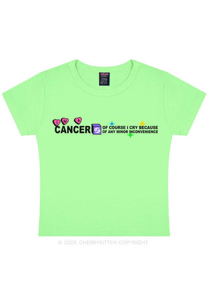 I'm A Cancer Y2K Baby Tee Cherrykitten