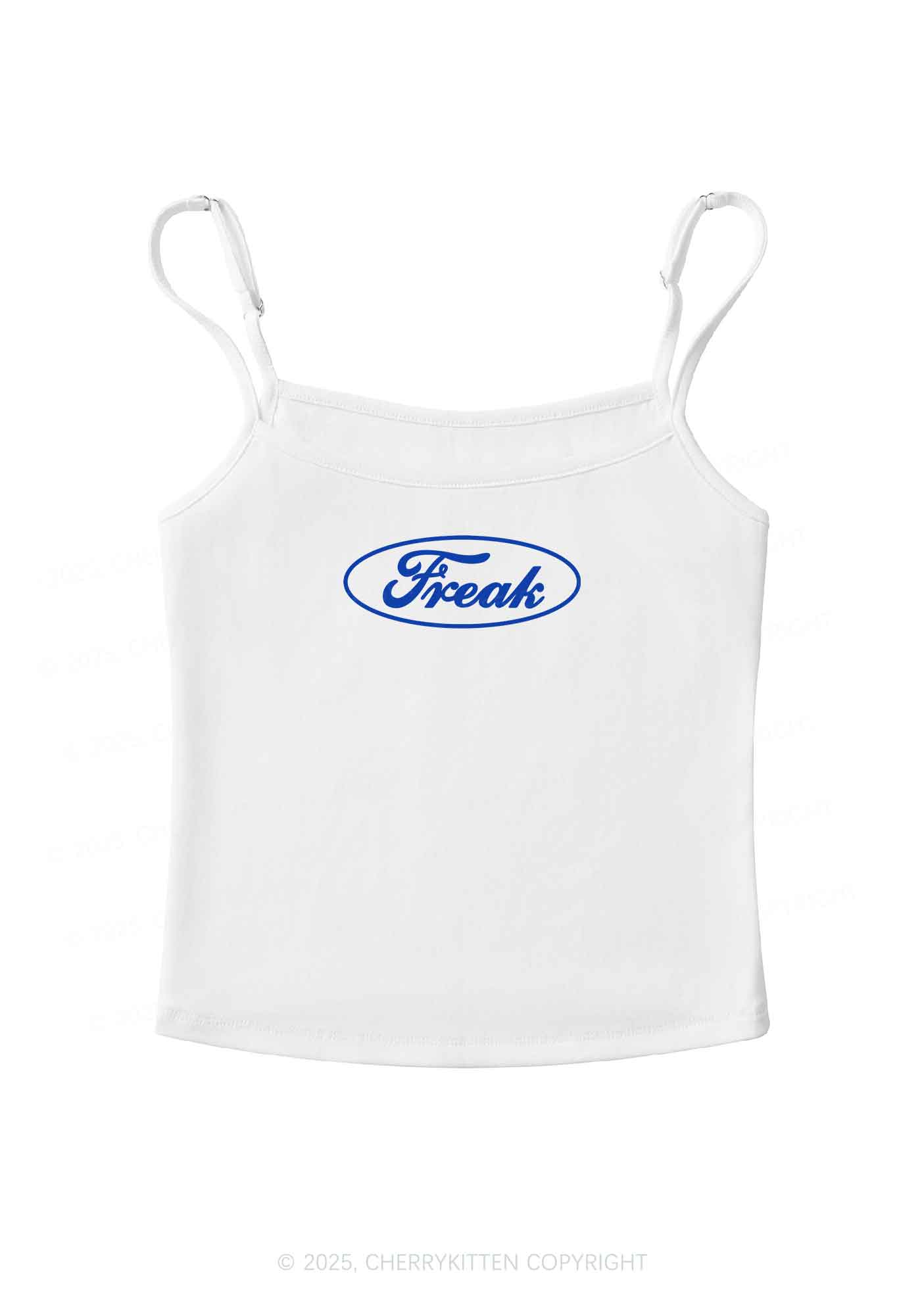 Oval Freak Y2K Spaghetti Strap Cami Cherrykitten