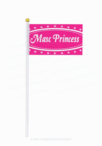 Masc Princess Pride Y2K Hand Flags Cherrykitten