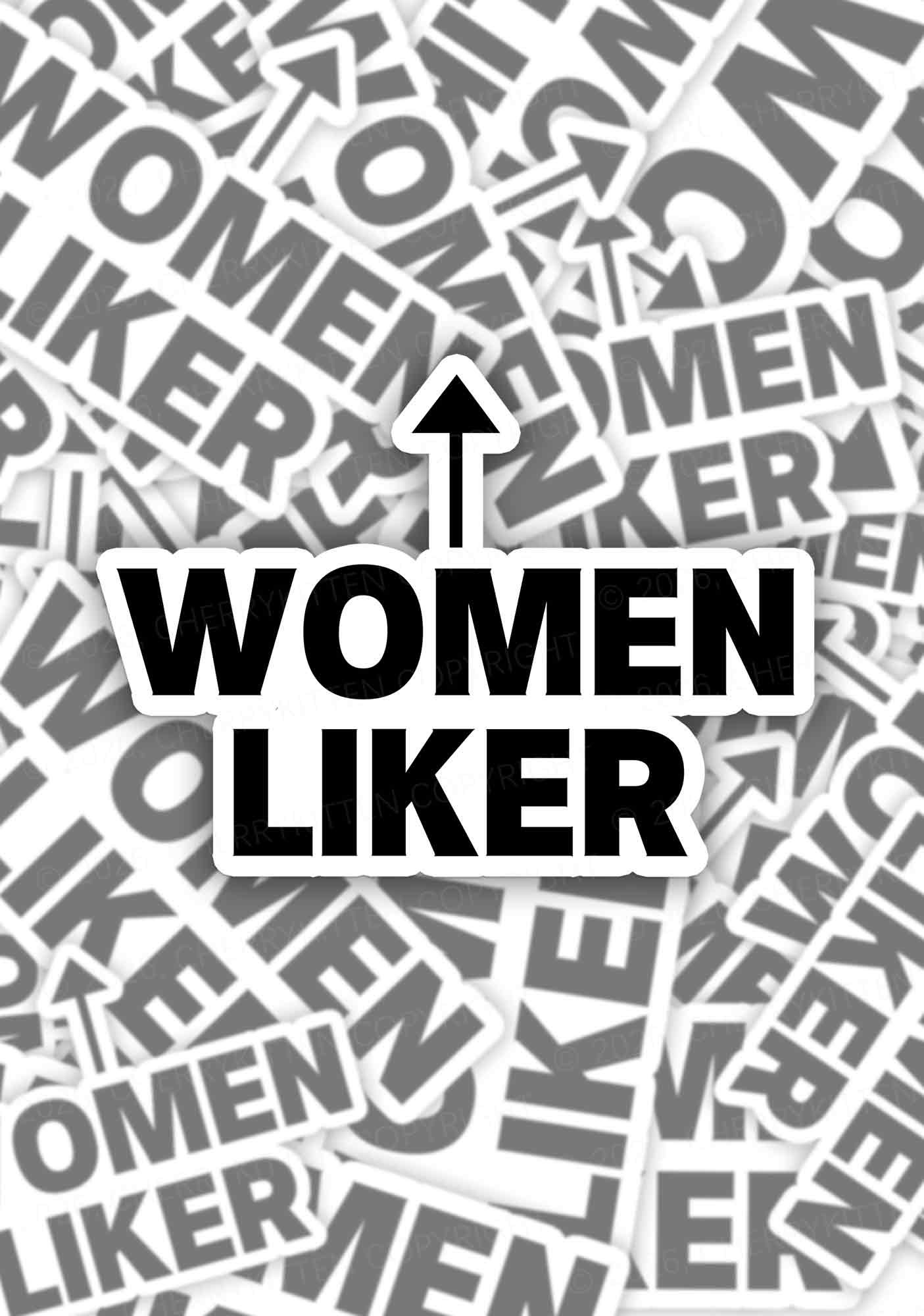 Women Liker Pride 1pc Y2K Sticker Cherrykitten