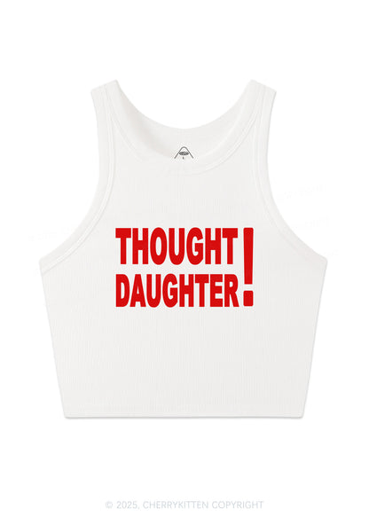 Thought Daughter Y2K Crop Tank Top Cherrykitten