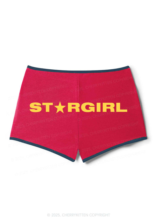 Red Stargirl Y2K Booty Shorts Cherrykitten