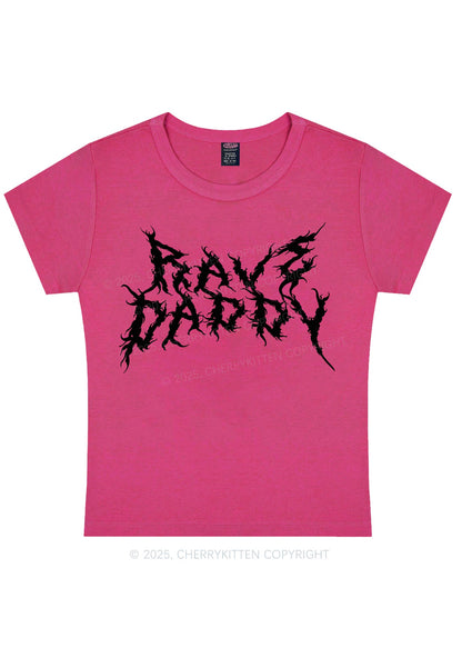 Rave Daddy Y2K Baby Tee Cherrykitten