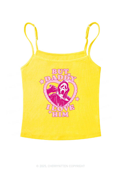 Halloween Daddy Love Horror Y2K Spaghetti Strap Cami Cherrykitten