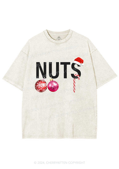 Christmas Nuts Y2K Washed Tee Cherrykitten