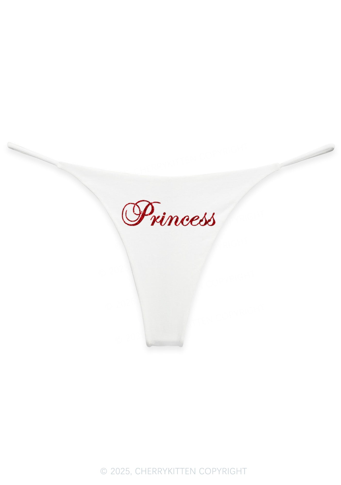 Glitter Princess Y2K Bikini String Thong Cherrykitten