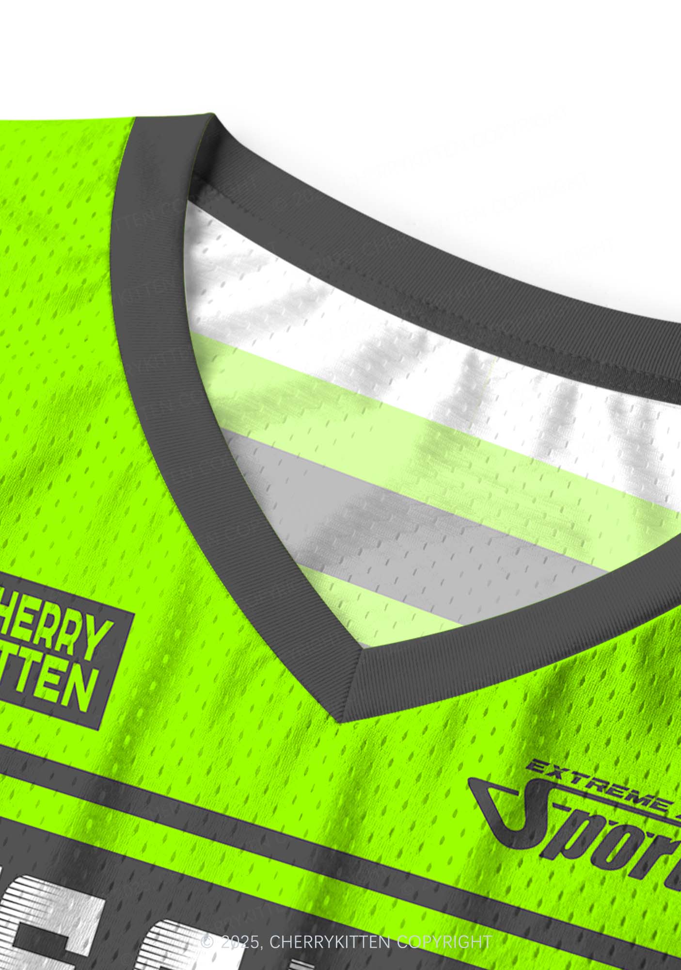 Custom Green Ride A DJ Y2K Sport Jersey Tank Cherrykitten