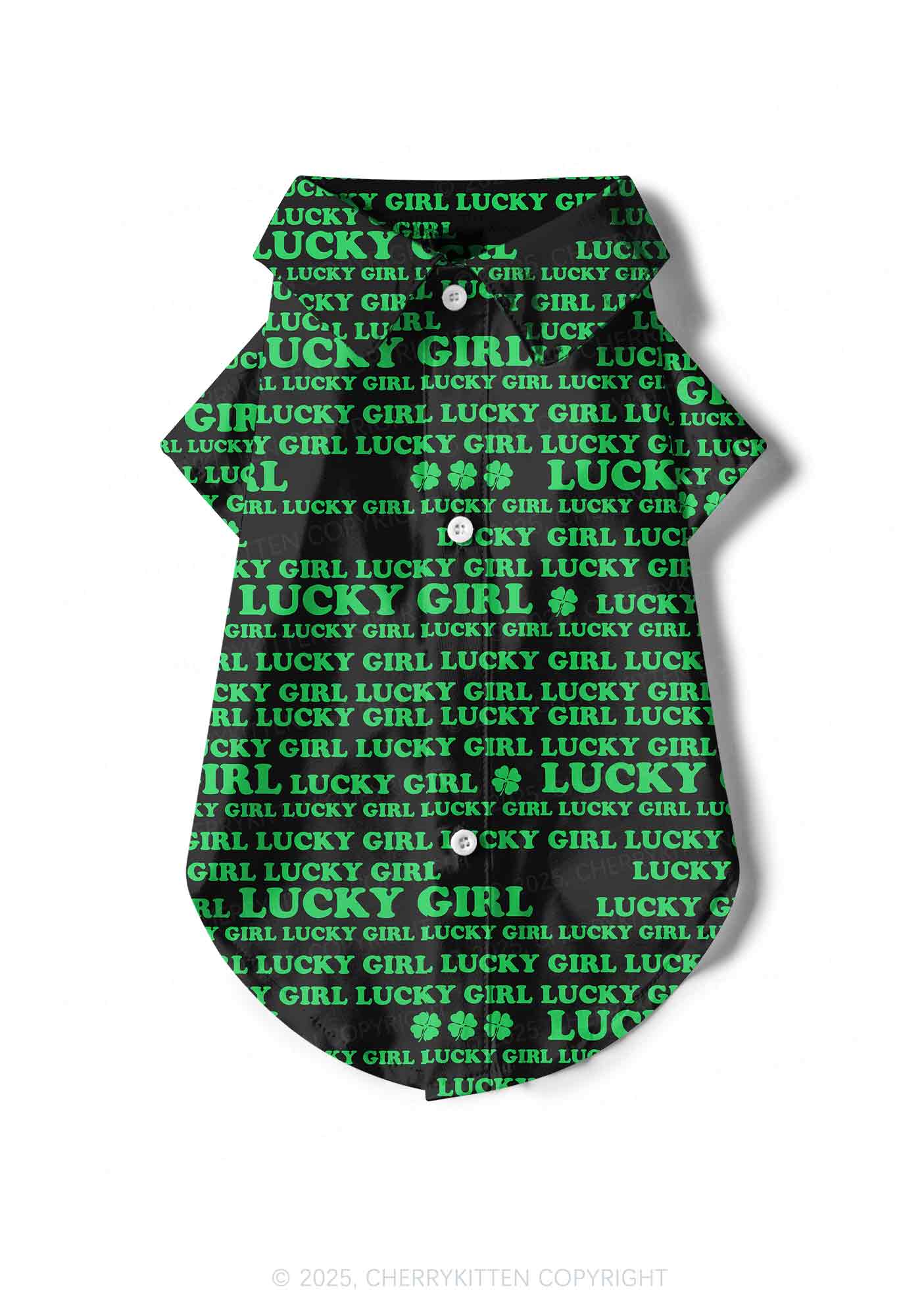 Lucky Girl Y2K Pet Shirts Cherrykitten