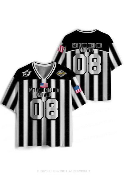 Custom Eat Your Girl Out Pride Y2K Sport Jersey Shirts Cherrykitten