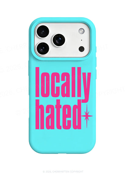 Locally Hated On Blue Y2K Phone Case Cherrykitten