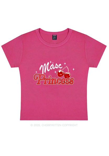 Masc Princess Cherry Pride Y2K Baby Tee Cherrykitten