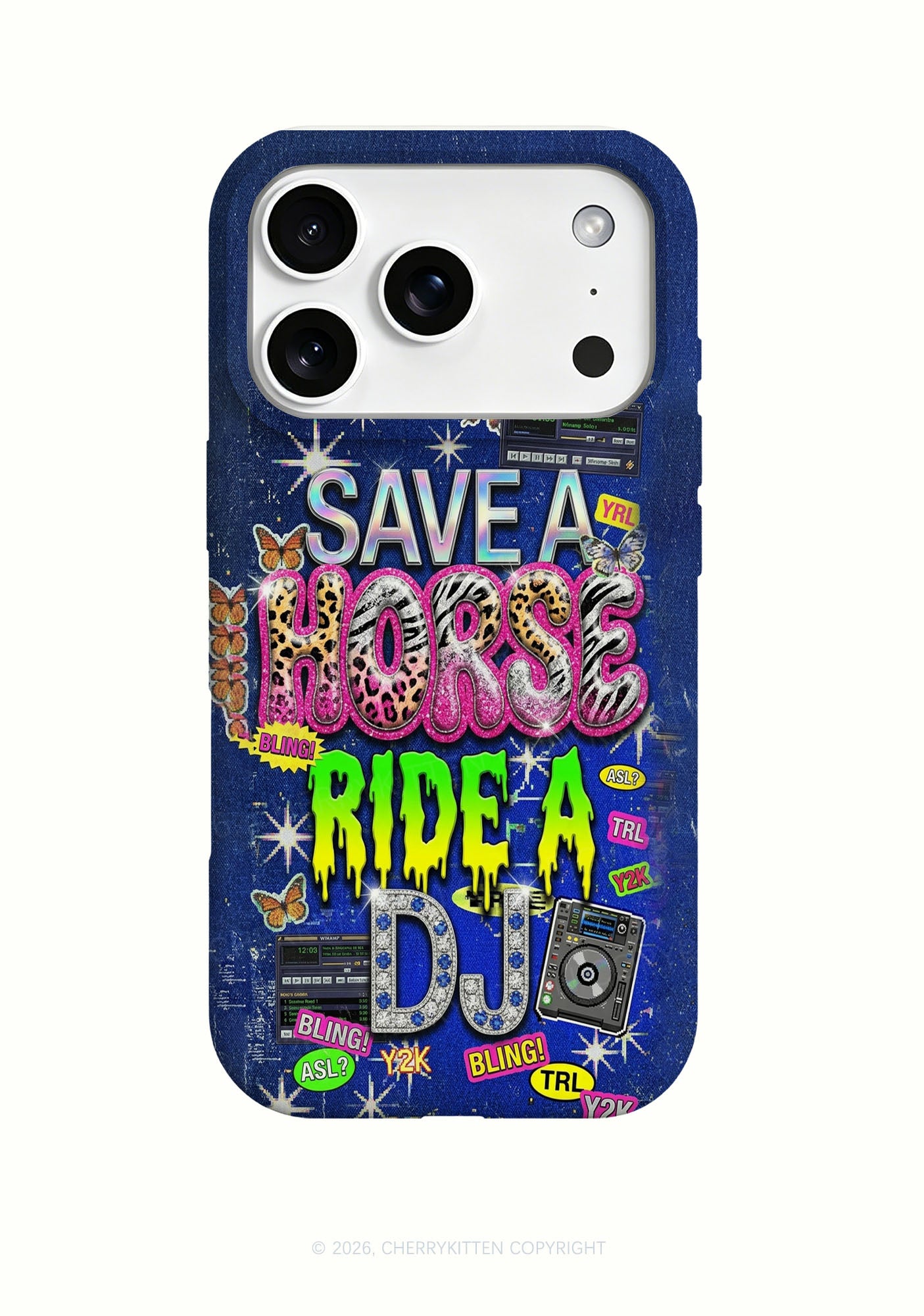 Ride A DJ Y2K Phone Case Cherrykitten