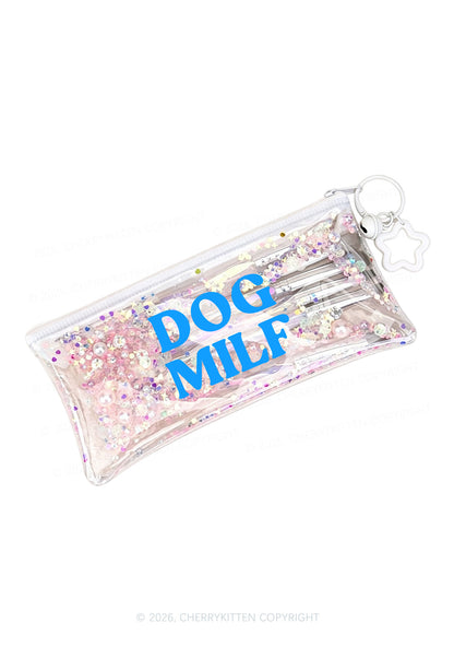 Dog Mxxf Y2K Quicksand Transparent Pencil Pouch Cherrykitten