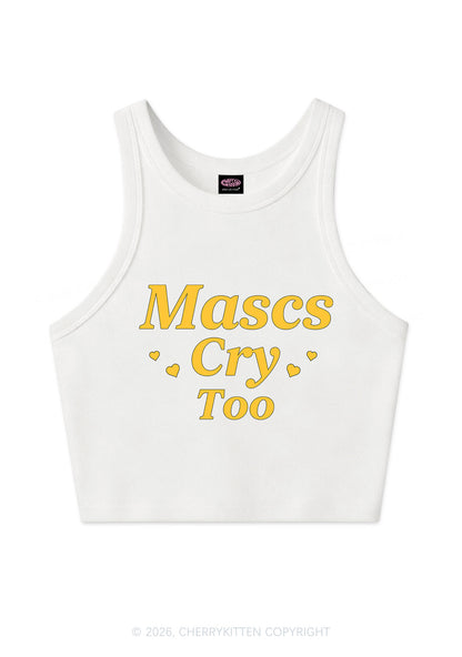 Mascs Cry Too Pride Y2K Crop Tank Top Cherrykitten