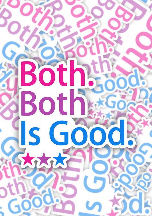 Both Is Good Pride 1pc Y2K Sticker Cherrykitten