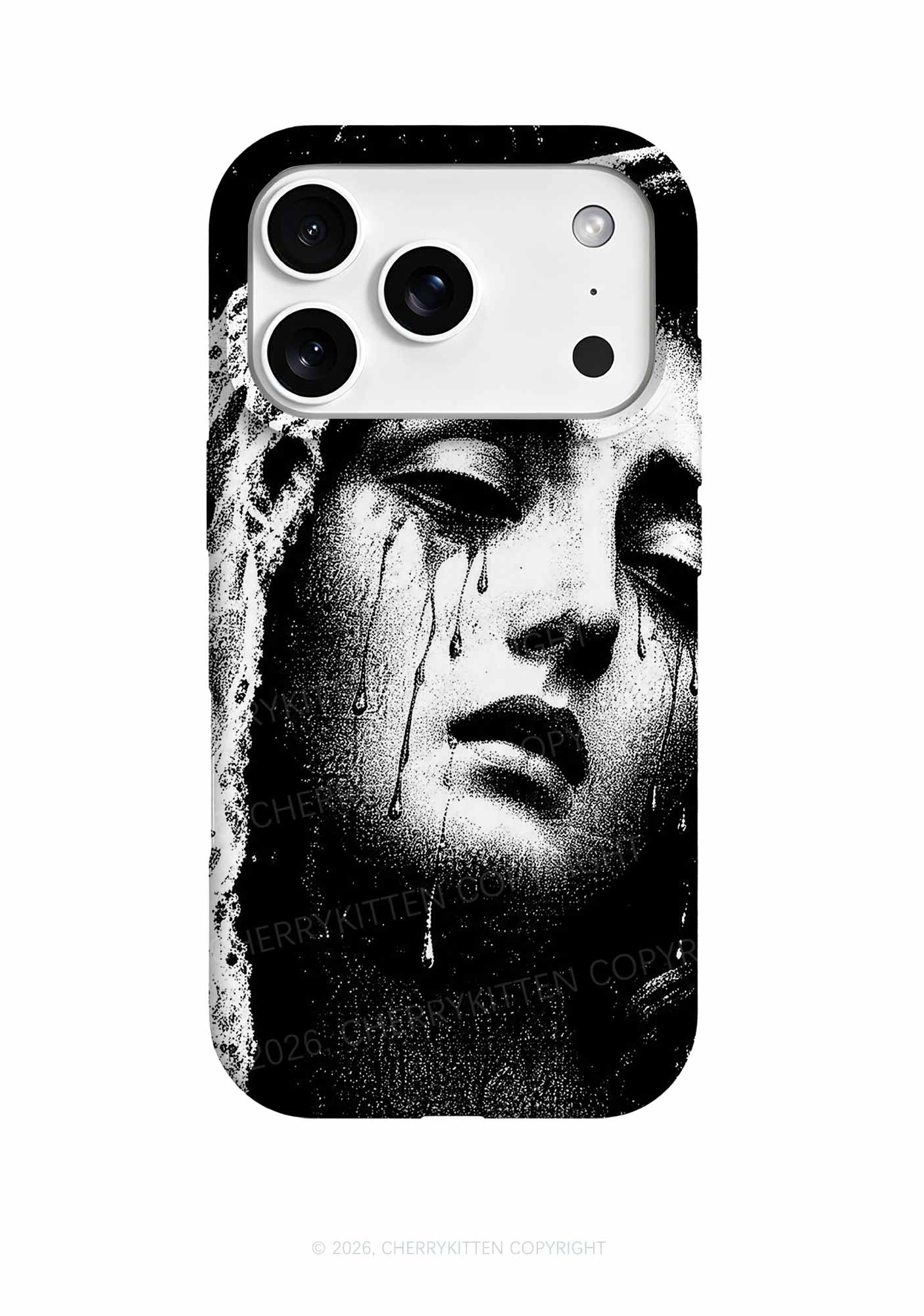 Halloween Weeping Veiled Woman Y2K Phone Case Cherrykitten
