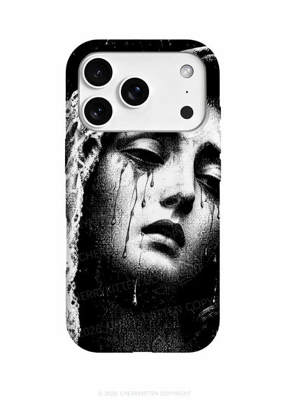 Halloween Weeping Veiled Woman Y2K Phone Case Cherrykitten