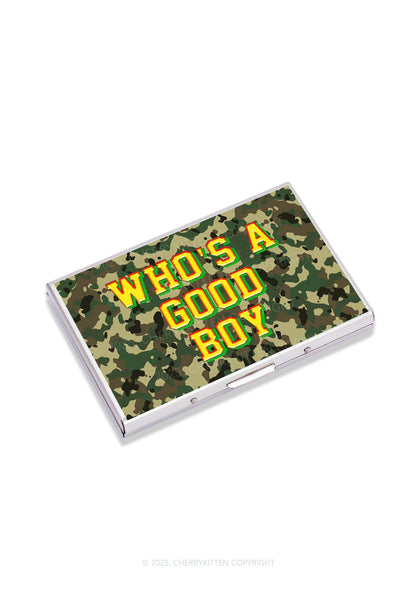 Whos A Good Boy Y2K Mirror Cigarette Case Cherrykitten