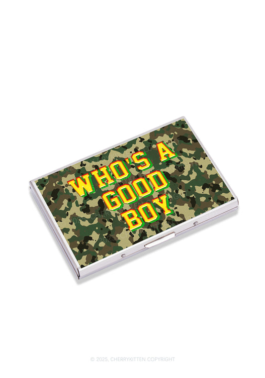 Whos A Good Boy Y2K Mirror Cigarette Case Cherrykitten
