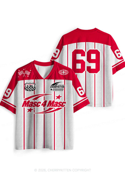 Masc For Masc Pride Y2K Sport Jersey Shirts Cherrykitten