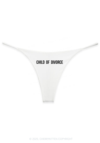 Child Of Divorce Y2K Bikini String Thong Cherrykitten