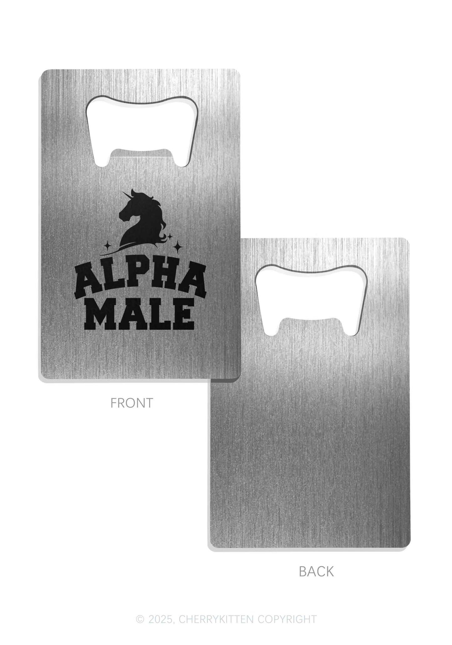 Alphe Male Y2K Credit Card Bottle Openers Cherrykitten