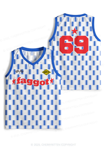 Custom Red Stars Faggot Pride Y2K Sport Jersey Tank Cherrykitten