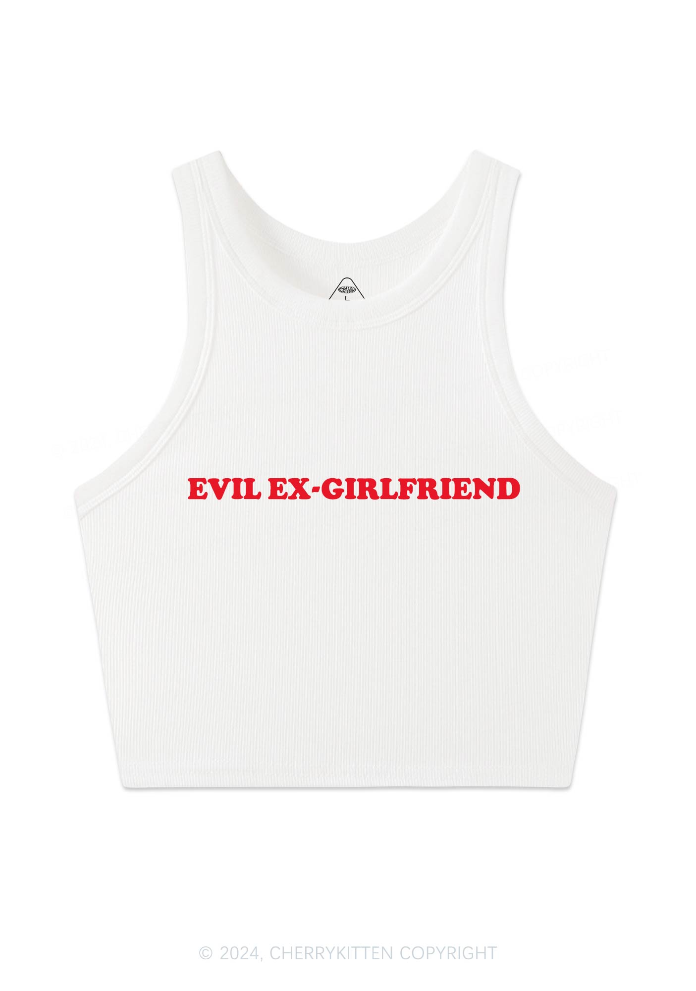 Evil Ex Girlfriend Y2K Crop Tank Top Cherrykitten