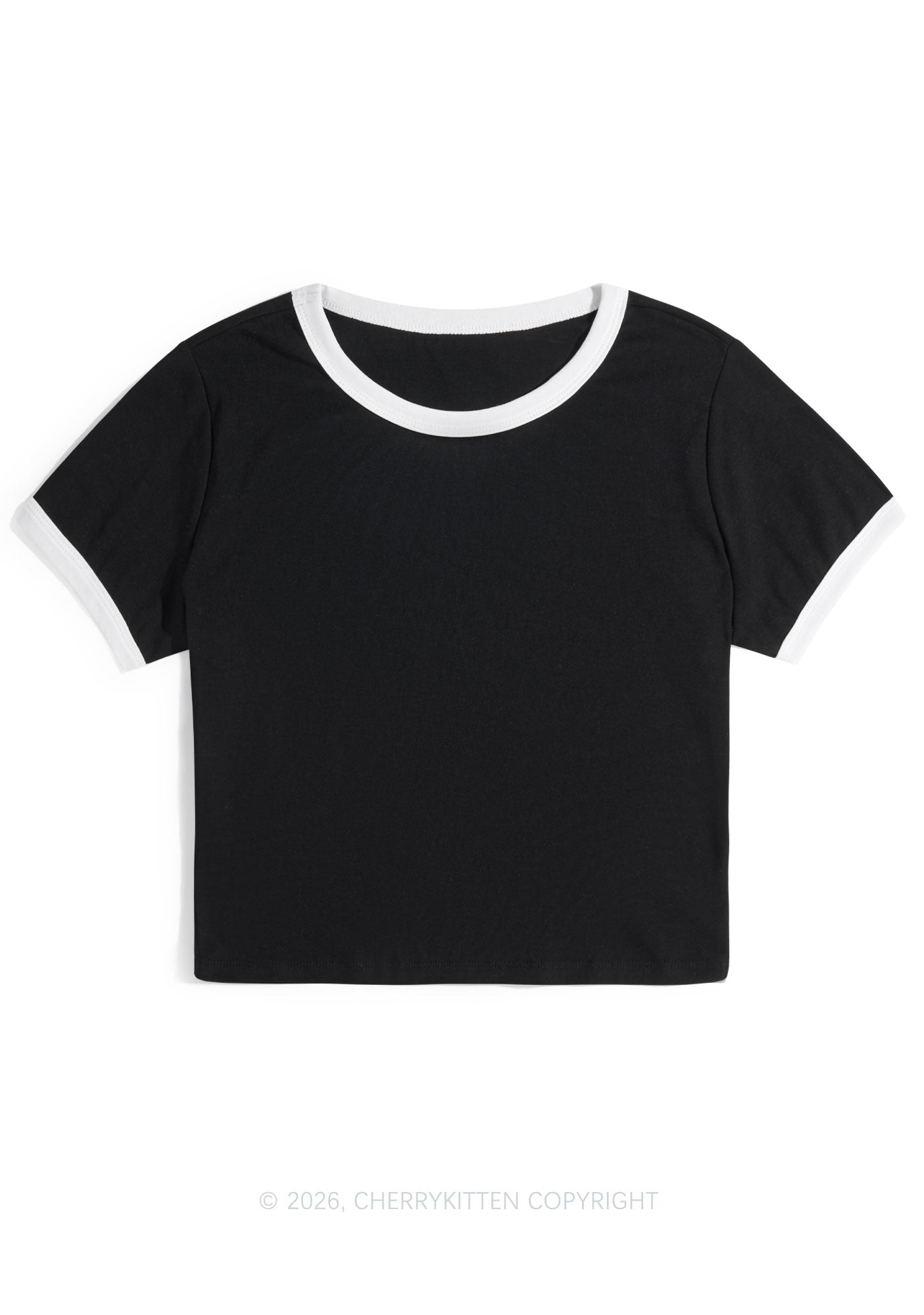 Plain Y2K Ringer Tee Cherrykitten