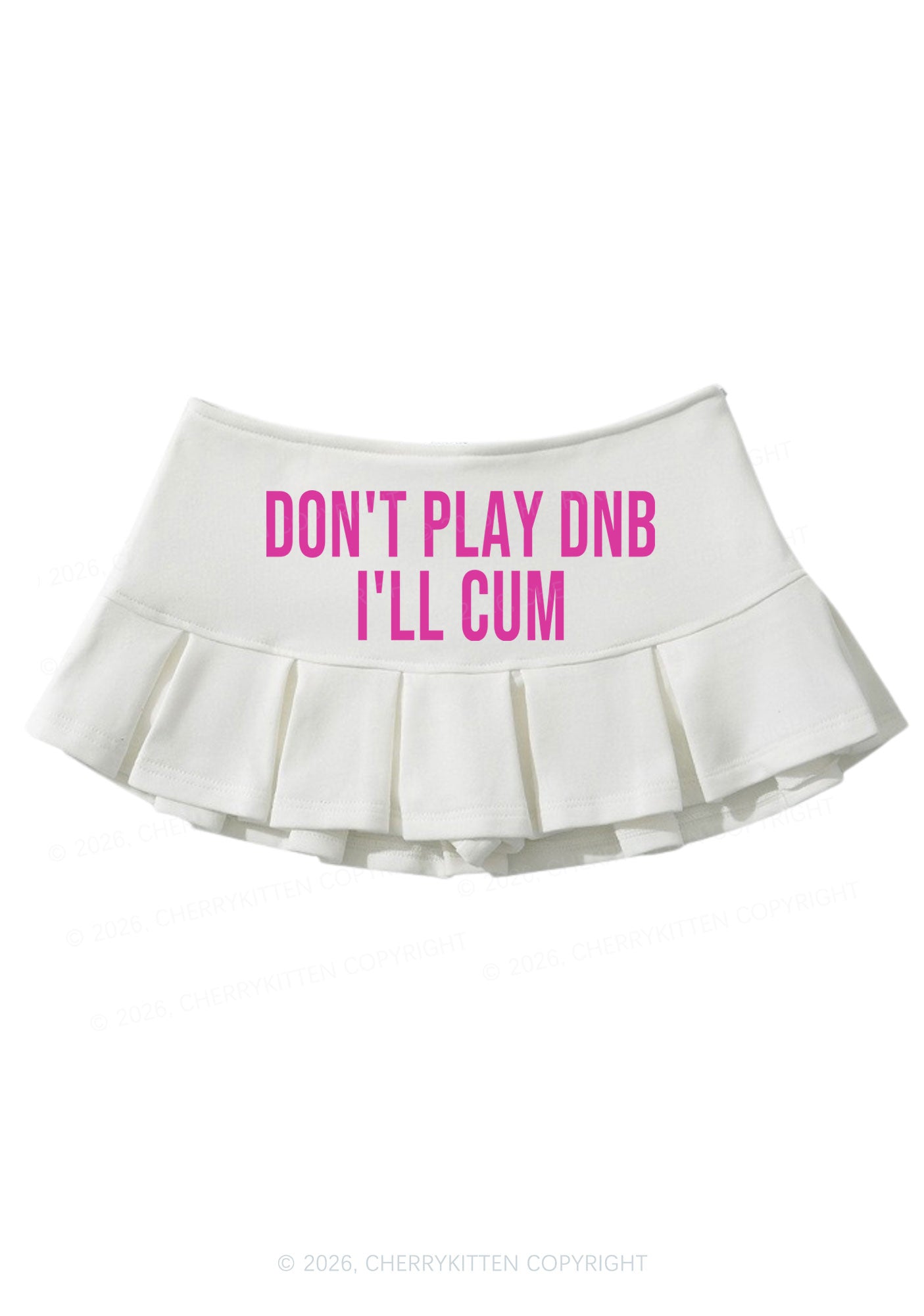Dont Play DNB Y2K Mini Pleated Skirts Cherrykitten