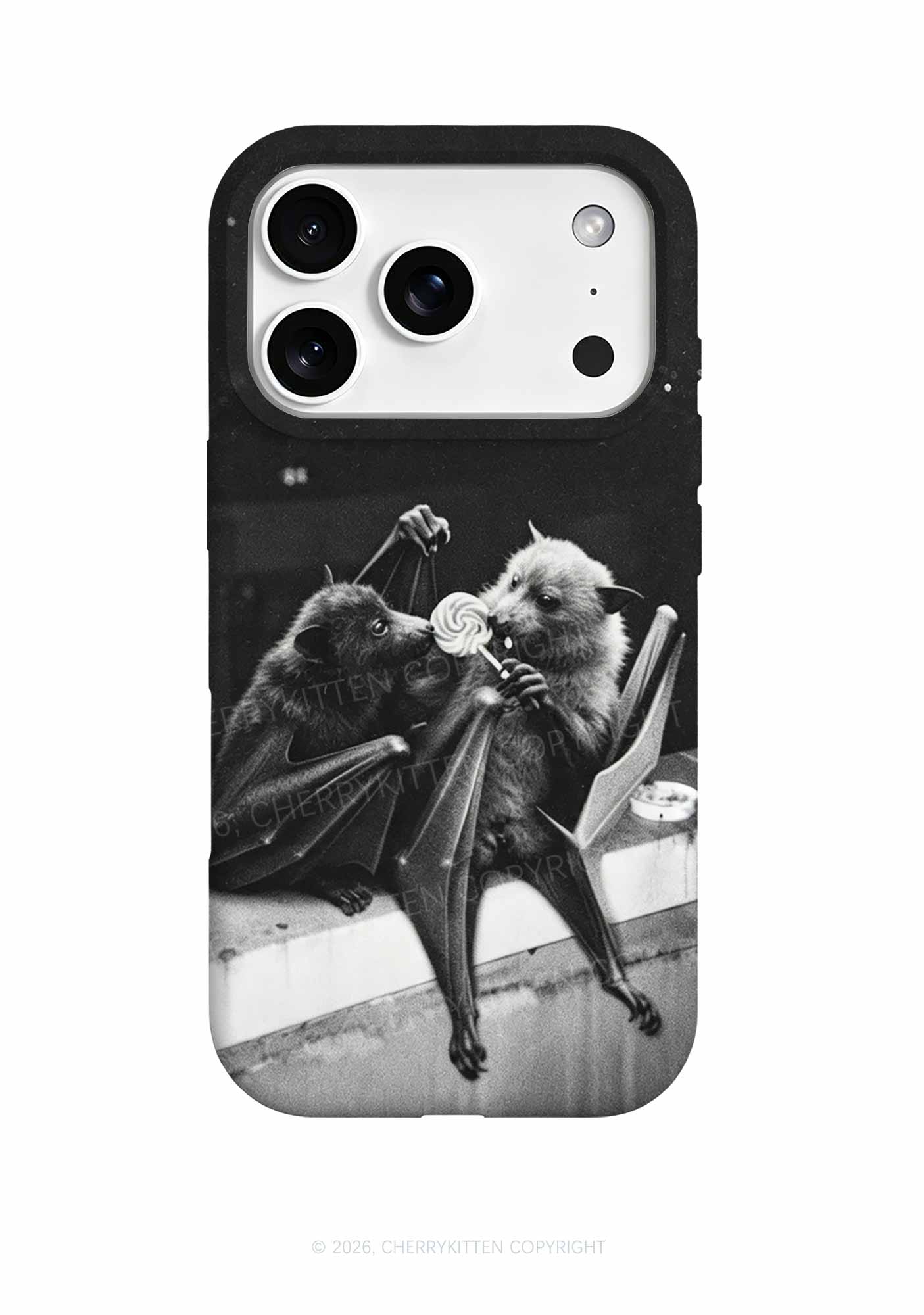 Halloween Lollipop Bat Y2K Phone Case Cherrykitten
