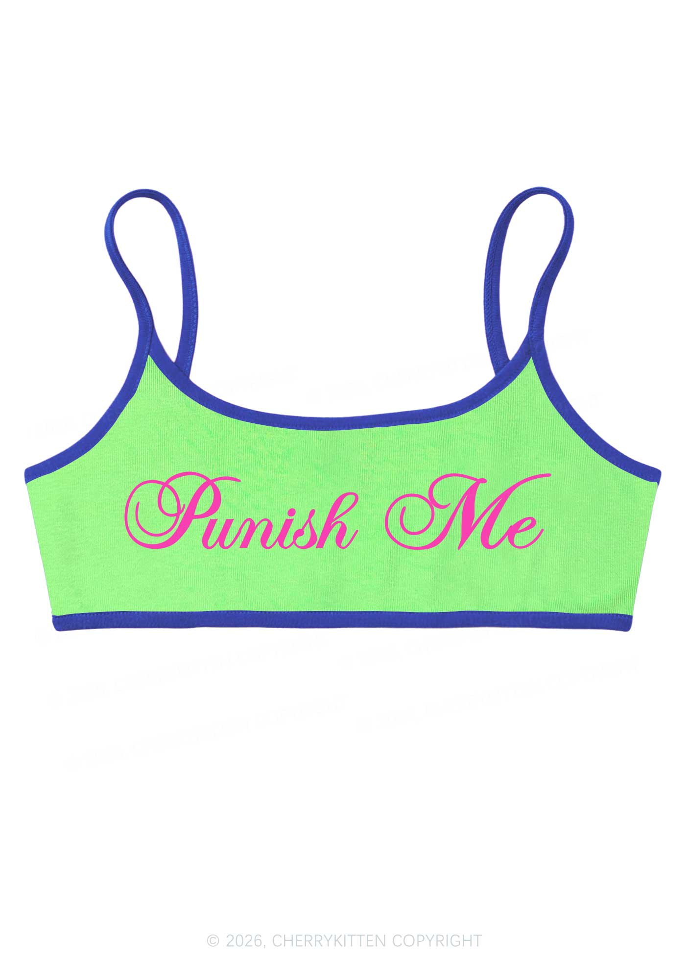 Punish Me Y2K Super Crop Cami Cherrykitten