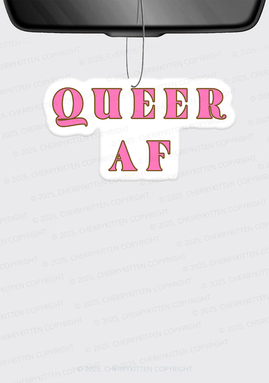 Queer AF Pride 1Pc Y2K Car Air Freshener Cherrykitten