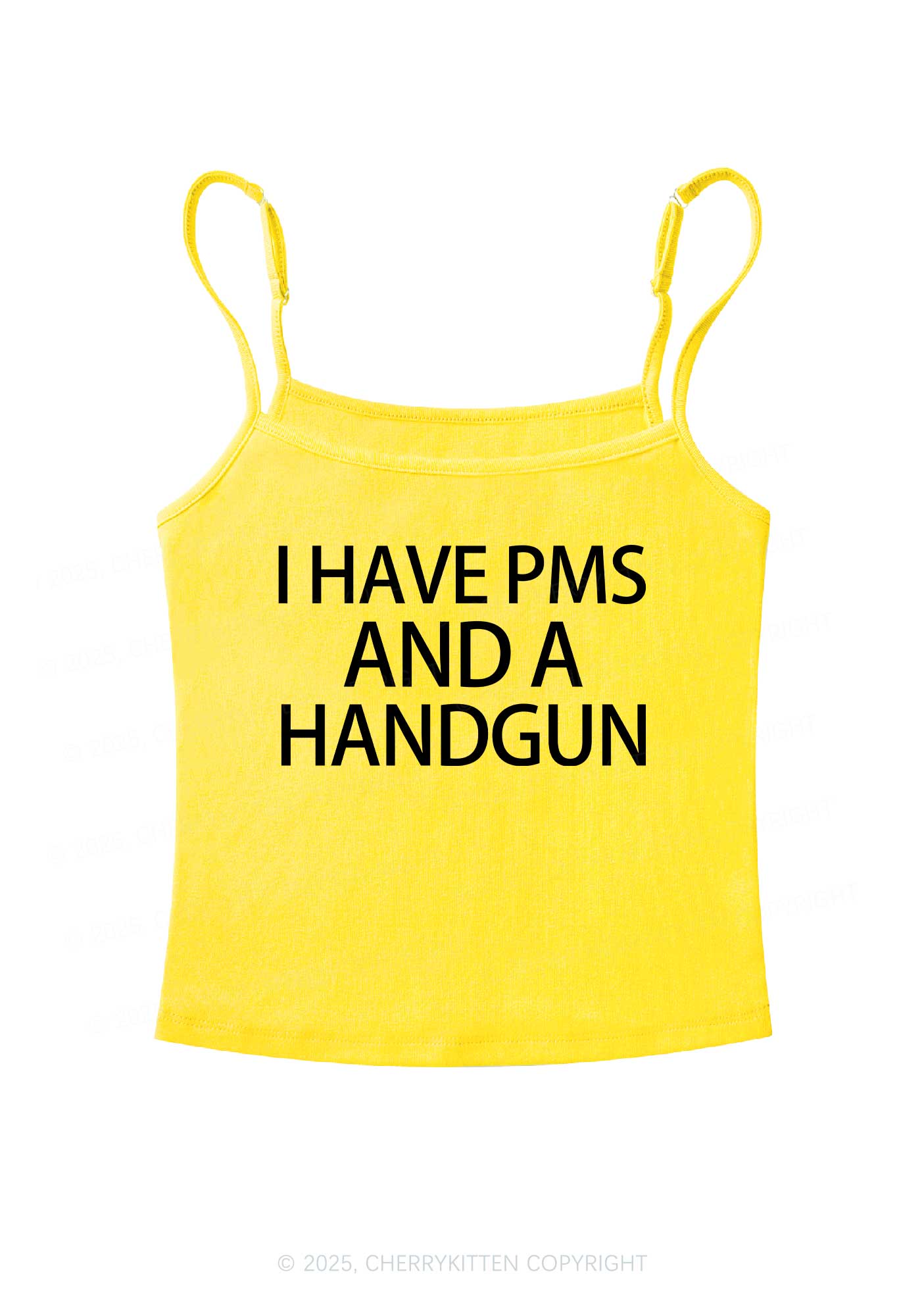 I Have Pms Y2K Spaghetti Strap Cami Cherrykitten