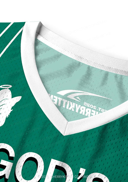 Custom Gods Favorite Ginger Y2K Sport Jersey Tank Cherrykitten