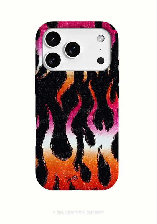 Lesbian Flame Pride Y2K Phone Case Cherrykitten
