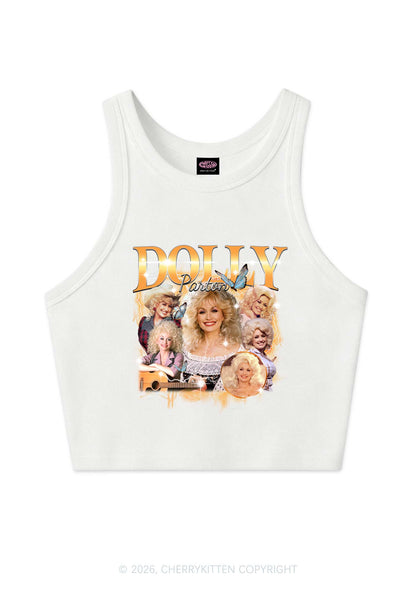 DP Vintage Portrait Y2K Crop Tank Top Cherrykitten