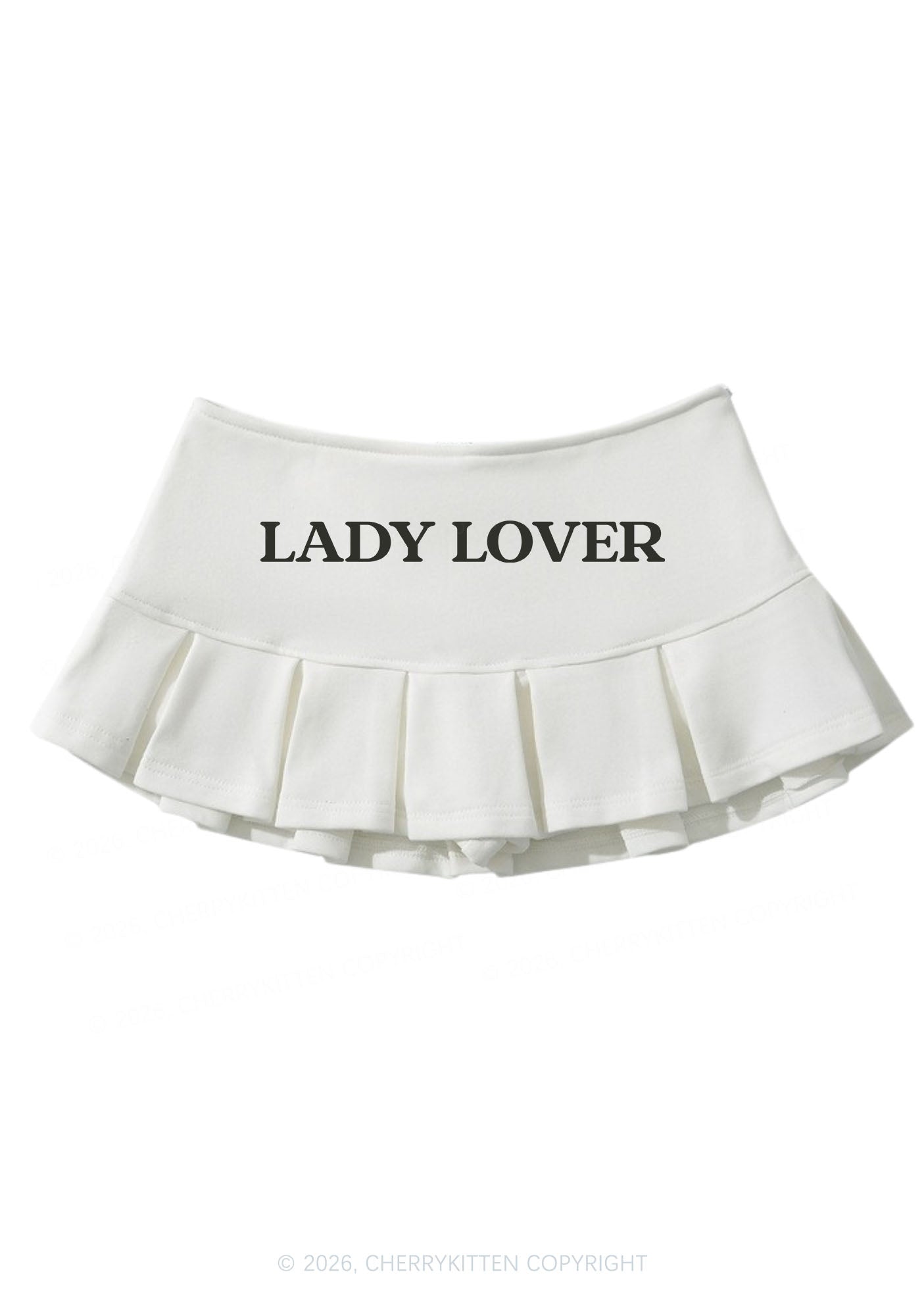 Lady Lover Pride Y2K Mini Pleated Skirts Cherrykitten