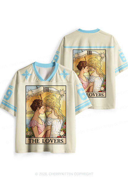 Vintage Beach Lesbian Lovers Pride Y2K Sport Jersey Shirts Cherrykitten