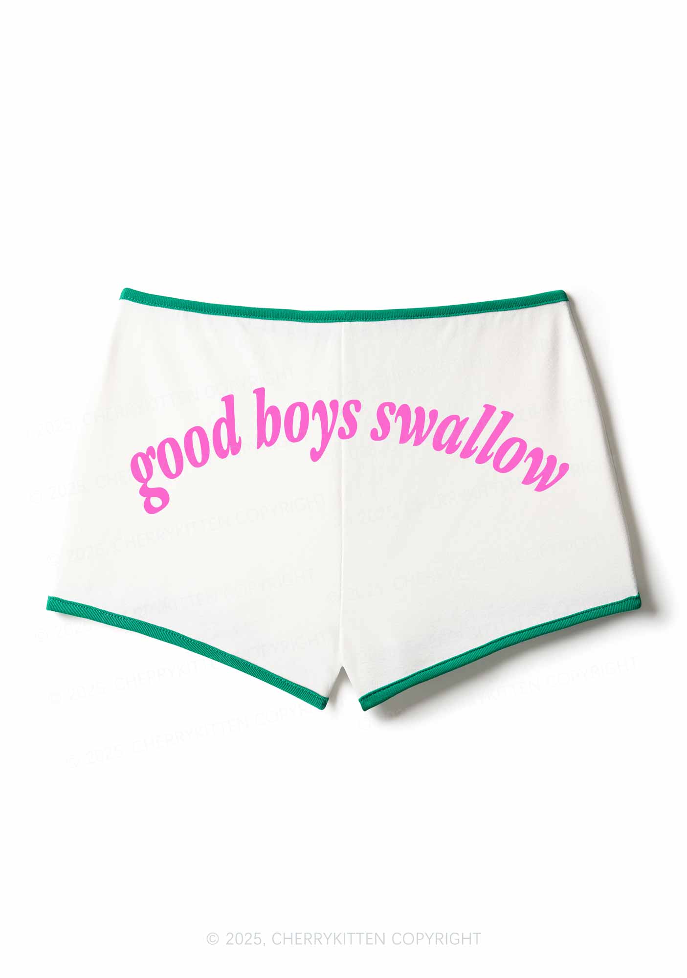 Good Boys Swallow Y2K Booty Shorts Cherrykitten