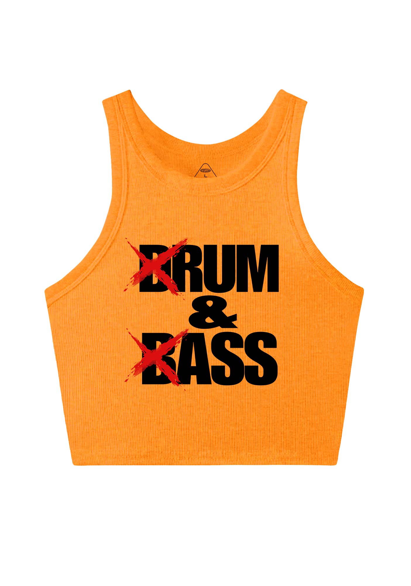 DnB Graffiti Y2K Crop Tank Top Cherrykitten