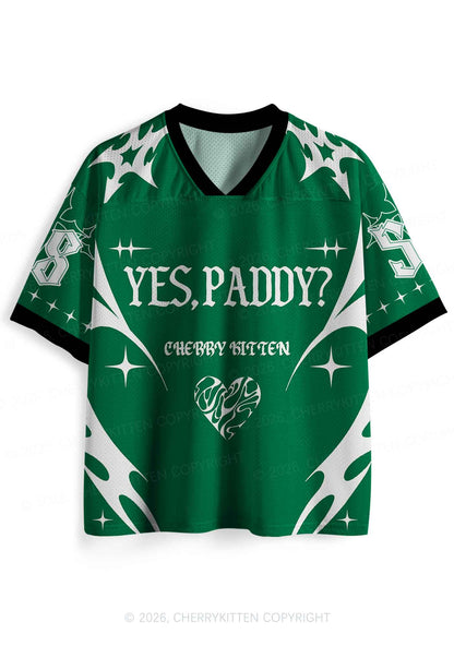 Yes Paddy St Patricks Y2K Sport Jersey Shirts Cherrykitten