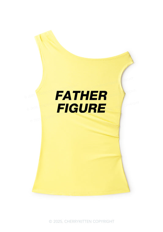 Father Figure Y2K Off Shoulder Tank Top Cherrykitten