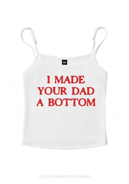 Made Your Dad Bottom Pride Y2K Spaghetti Strap Cami Cherrykitten